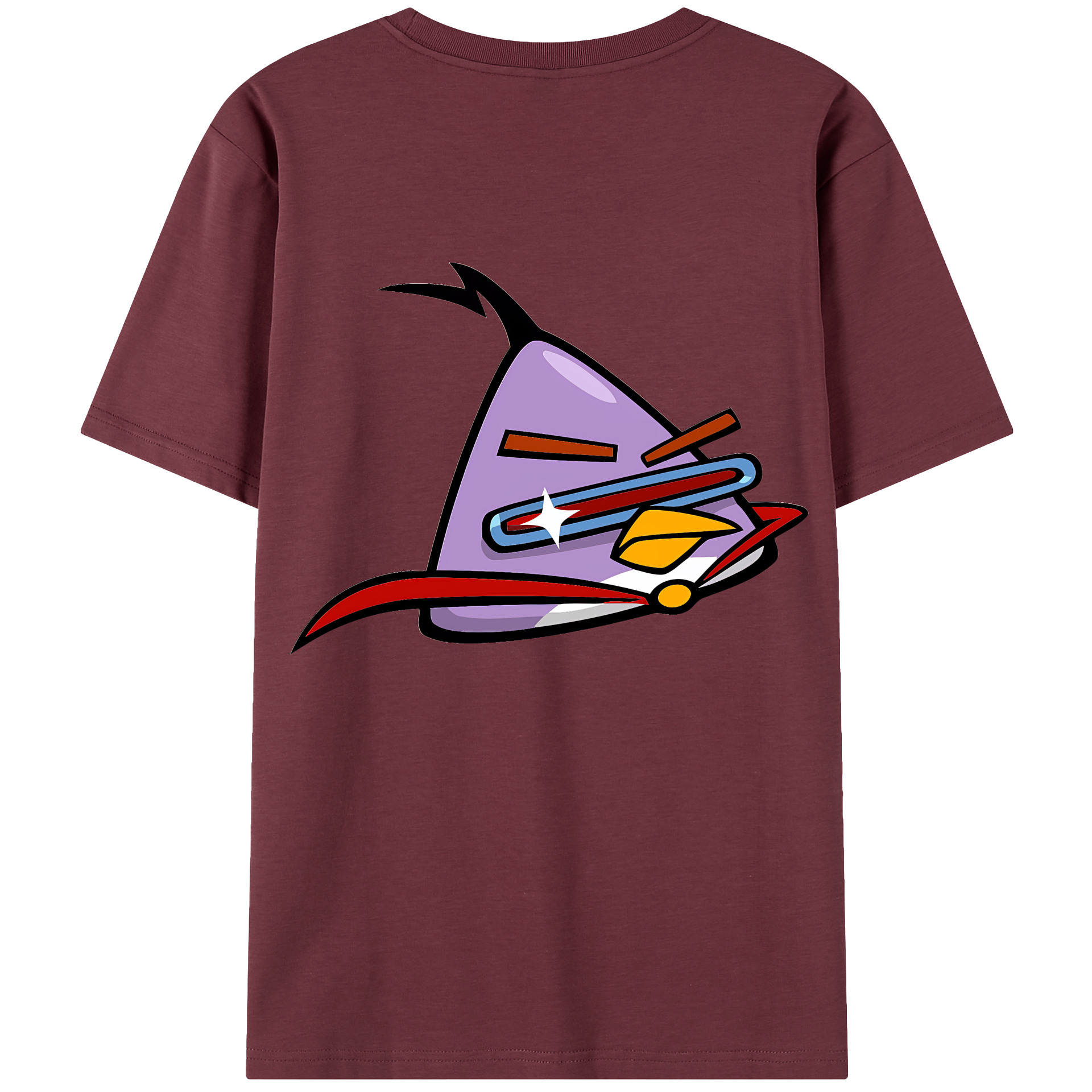 （画像用） Angry Birds アングリーバード 綿100％半袖Tシャツ（背面プリント）
